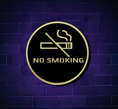 No Smoking Sign Board