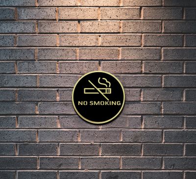 No Smoking Sign Board