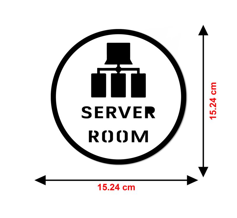 Server Room Sign Board