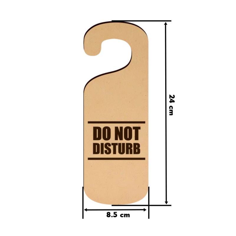 Do Not Disturb Wooden Sign Board