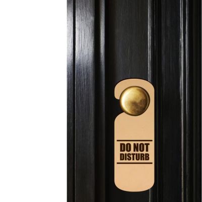 Do Not Disturb Wooden Sign Board