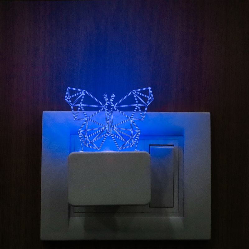 Butterfly Plug In Night Lamp