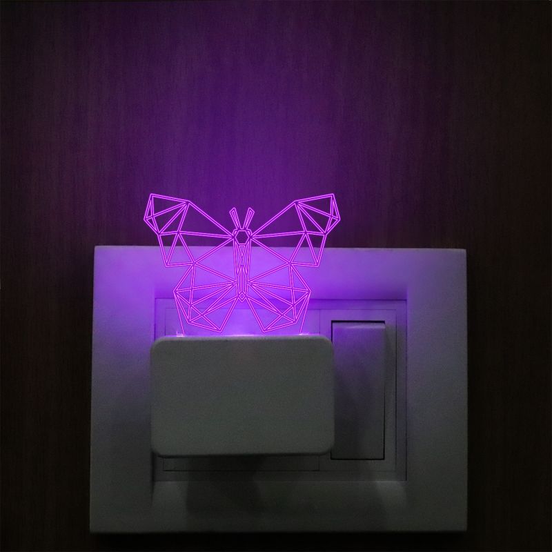 Butterfly Plug In Night Lamp