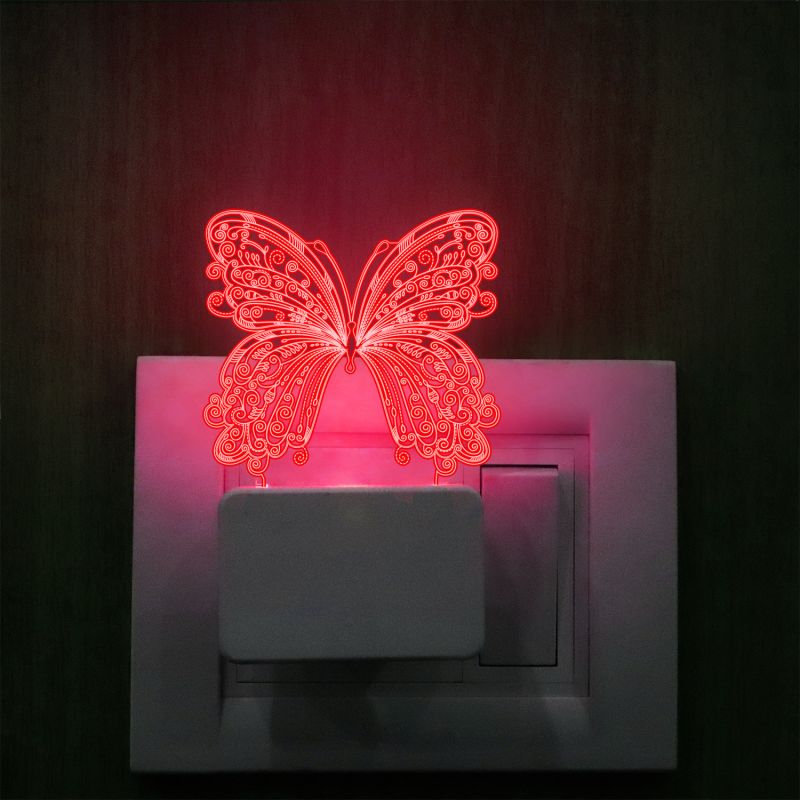 Butterfly Plug In Night Lamp