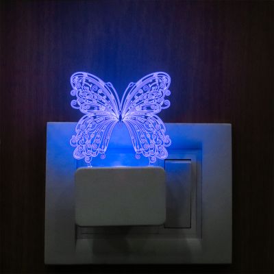 Butterfly Plug In Night Lamp