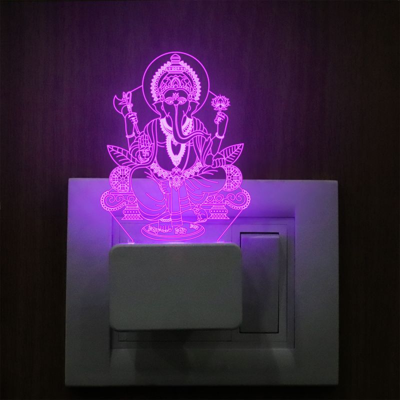 Lord Ganesha Plug In Night Lamp