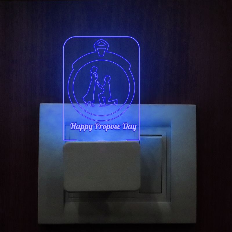 Happy Propose Day Plug In Night Lamp