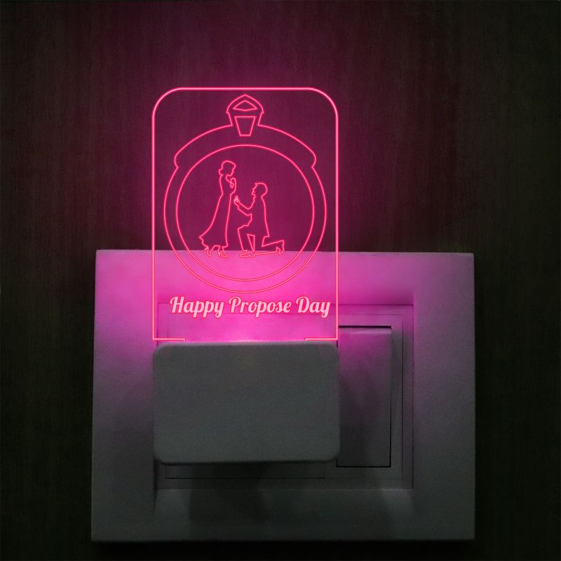 Happy Propose Day Plug In Night Lamp