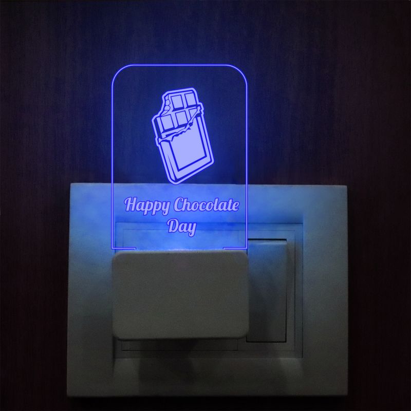 Happy Chocolate Day Plug In Night Lamp