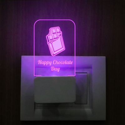 Happy Chocolate Day Plug In Night Lamp