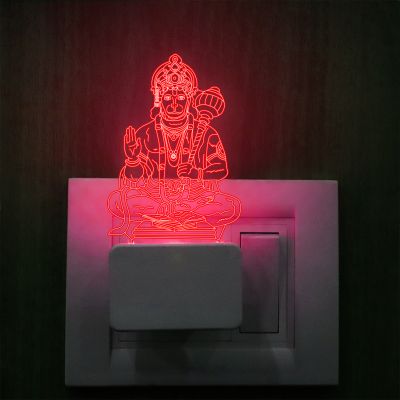 Lord Hanuman Plug In Night Lamp