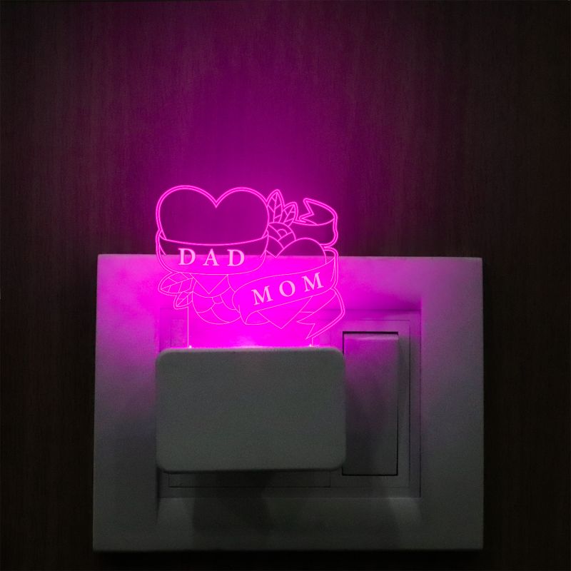 Mom & Dad Plug In Night Lamp