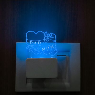 Mom & Dad Plug In Night Lamp