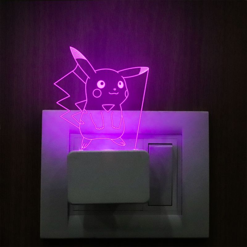 Pikachu Plug In Night Lamp