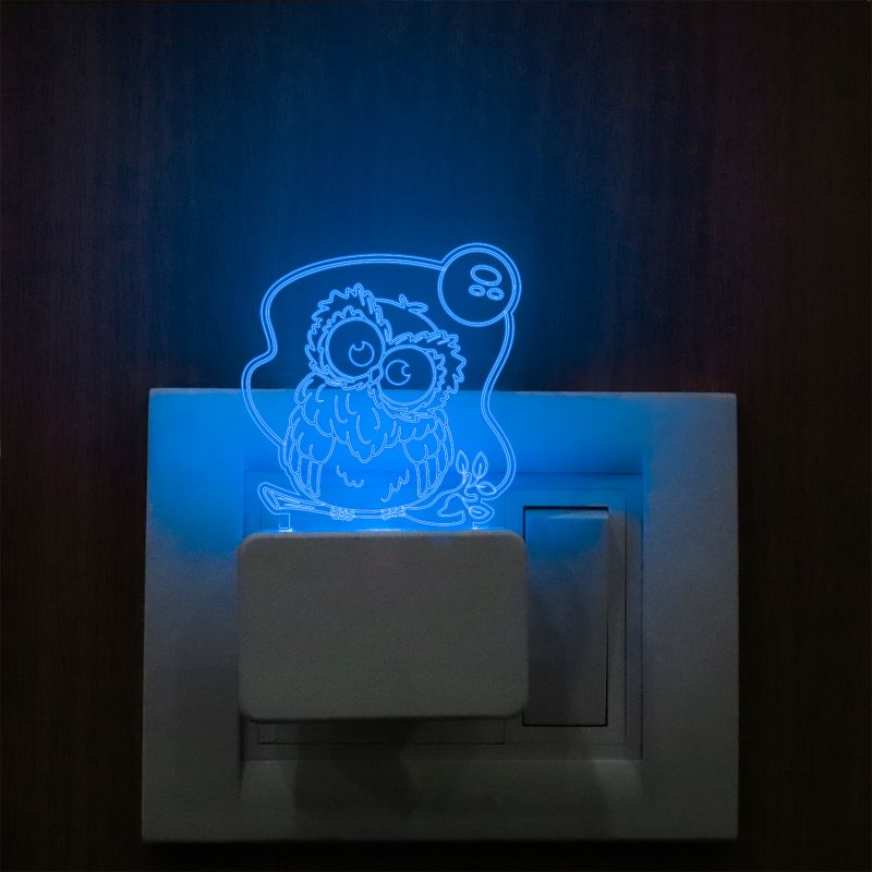 Owl Plug In Night Lamp