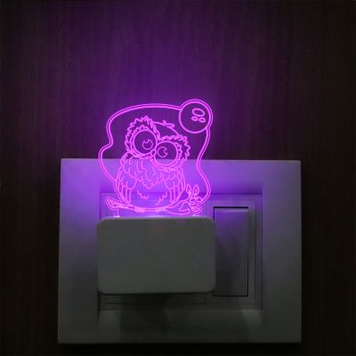 Owl Plug In Night Lamp