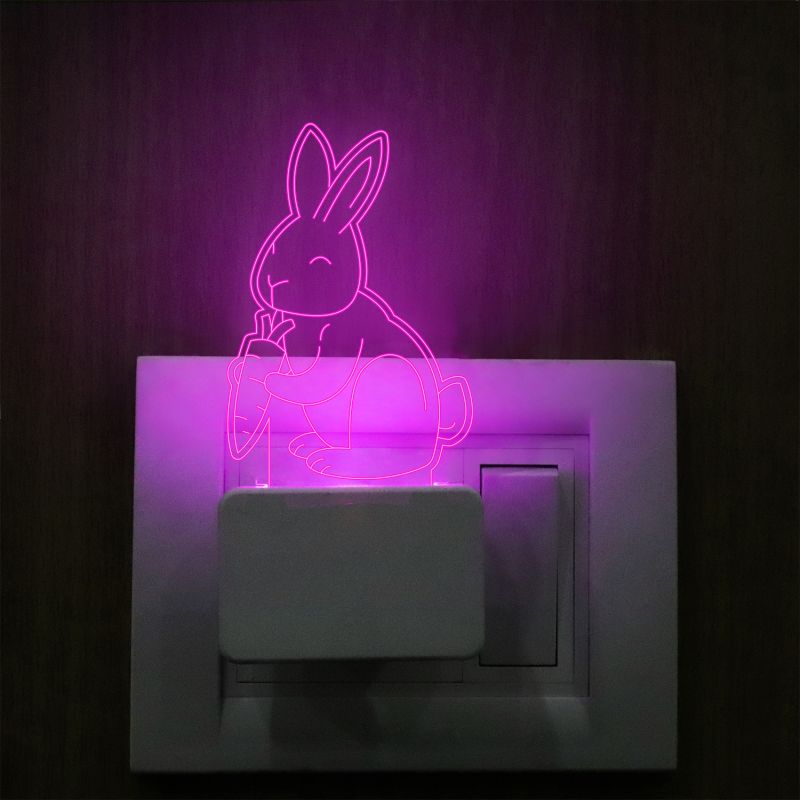 Rabbit Plug In Night Lamp