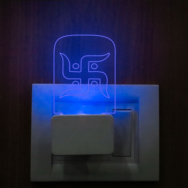 Swastik Plug In Night Lamp