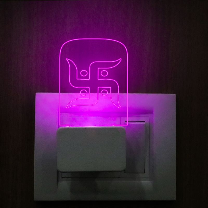 Swastik Plug In Night Lamp