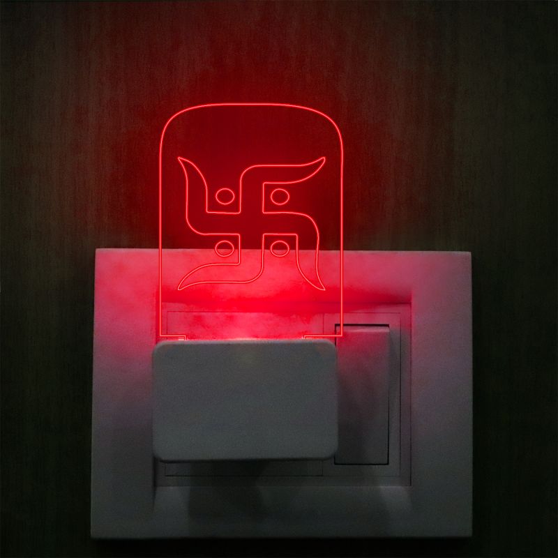 Swastik Plug In Night Lamp