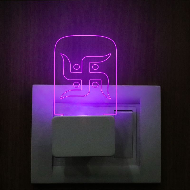 Swastik Plug In Night Lamp