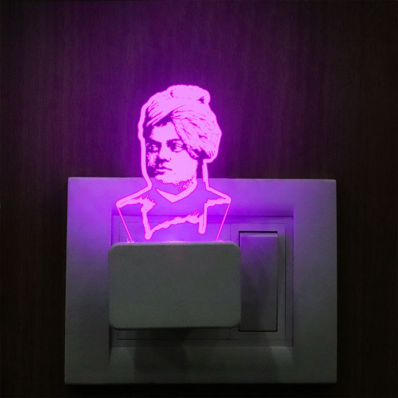 Swami Vivekanand Plug In Night Lamp