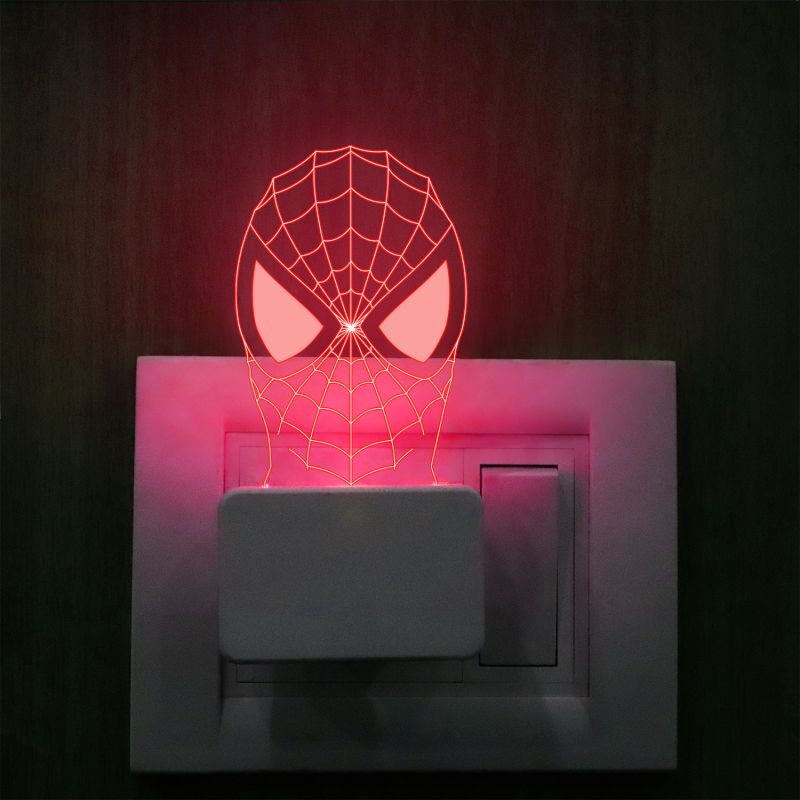 Spider-Man Head Plug In Night Lamp