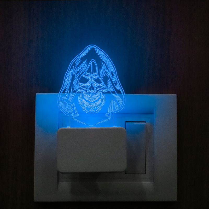 Skull Plug In Night Lamp