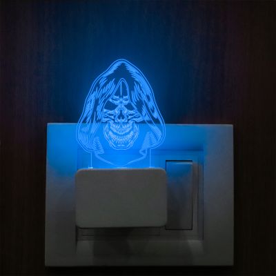 Skull Plug In Night Lamp