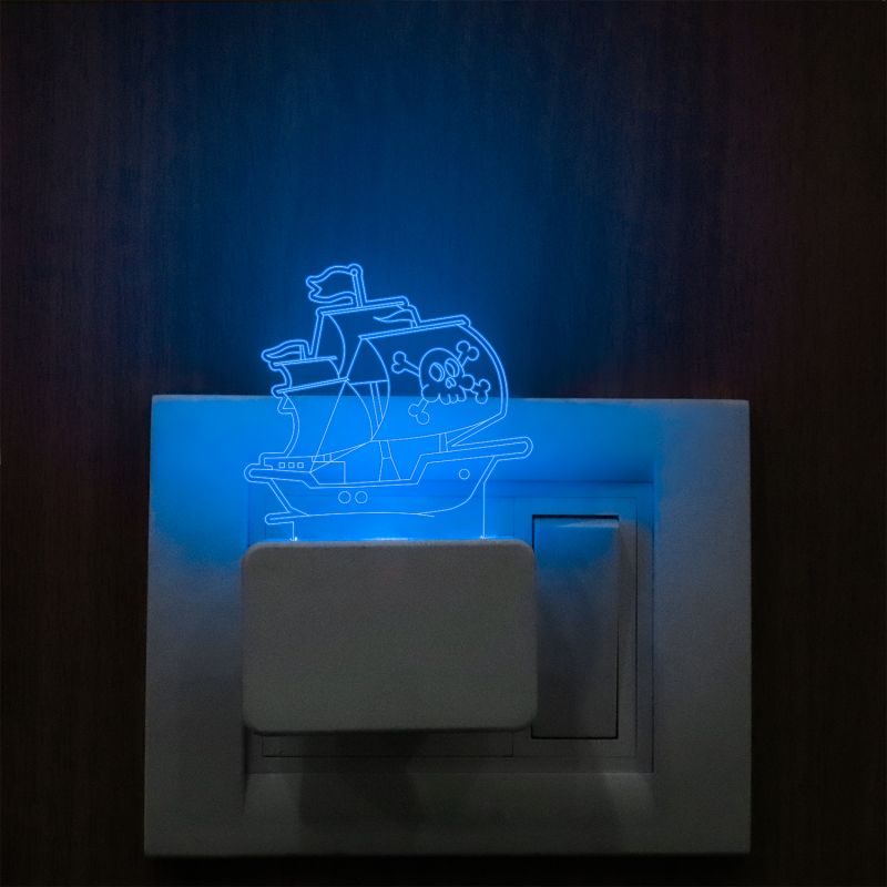 Ship Plug In Night Lamp