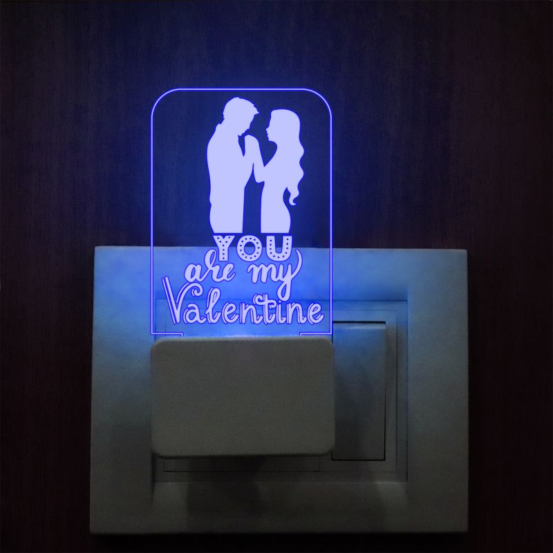 You Are My Valentine Plug In Night Lamp