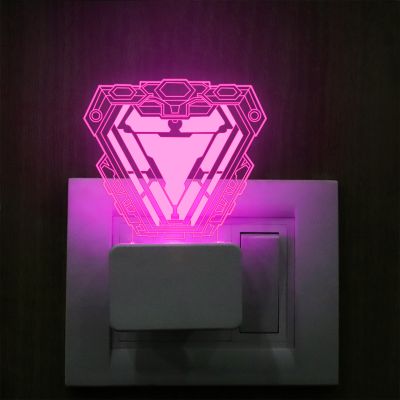 Iron-Man Arc Reacter plug In night Lamp