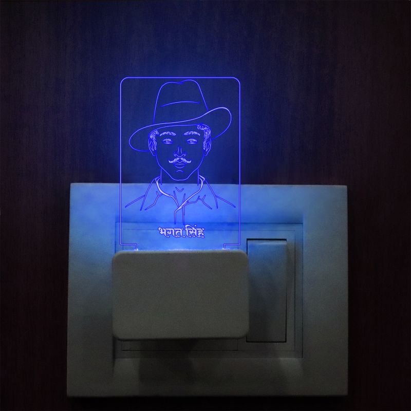 Bhagat Singh Plug In Night Lamp