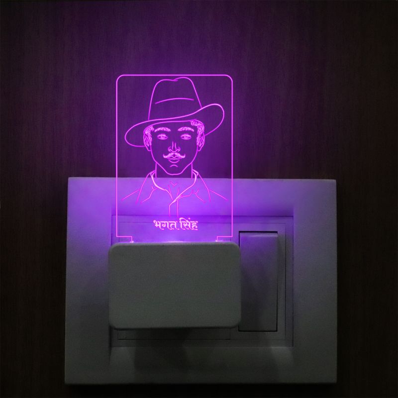 Bhagat Singh Plug In Night Lamp