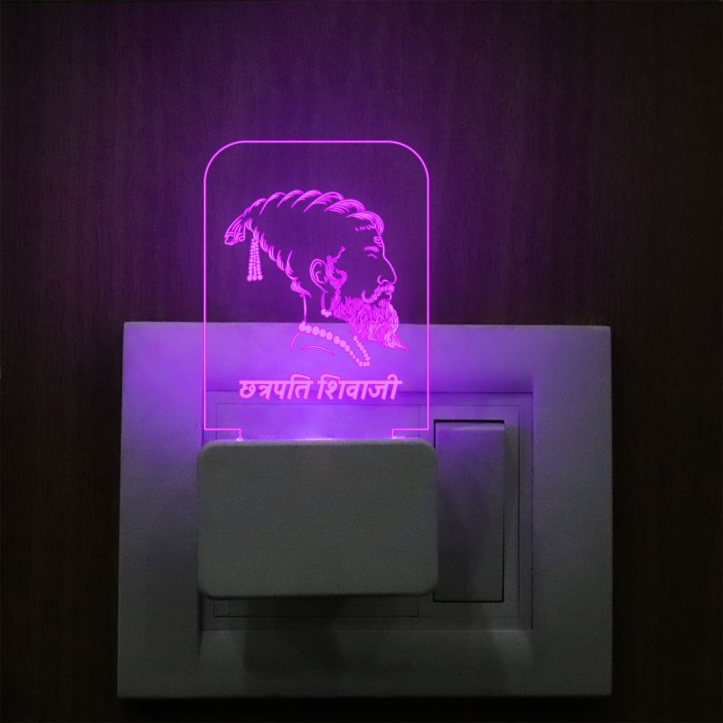 Chhatrapati Shivaji Maharaj Plug In Night Lamp