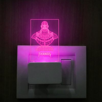 3D Thanos Plug In Night Lamp