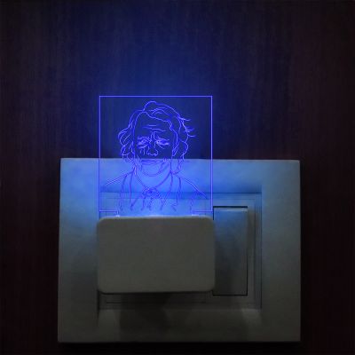 Joker Face Plug In Night Lamp