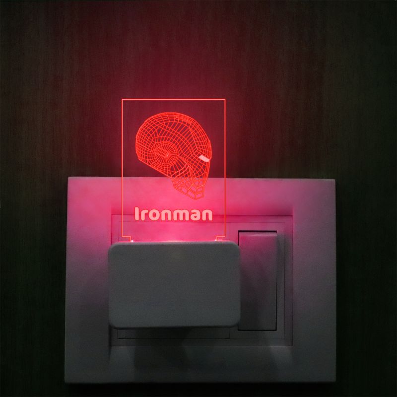 Ironman Head Plug In Night Lamp