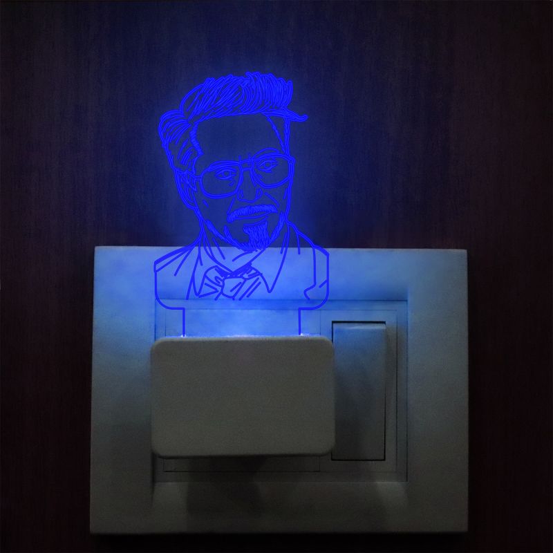 Tony Stark Plug In Night Lamp