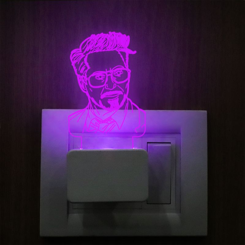 Tony Stark Plug In Night Lamp