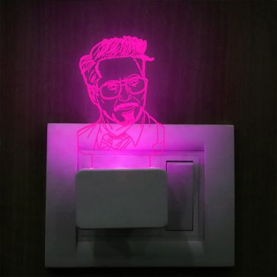 Tony Stark Plug In Night Lamp