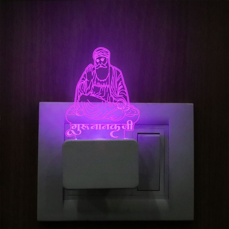 Guru Nanak Dev Plug In Night Lamp