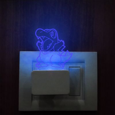 Totodile Pokemon Plug In Night Lamp