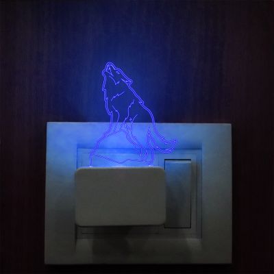 Wolf Design Plug In Night Lamp