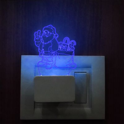 Santa Claus Plug In Night Lamp