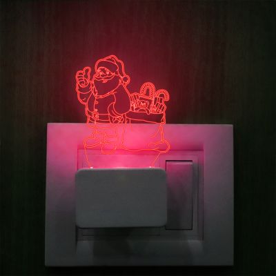 Santa Claus Plug In Night Lamp