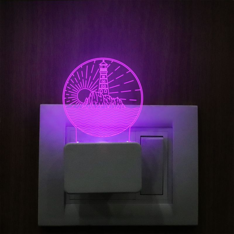 Light House Plug In Night Lamp