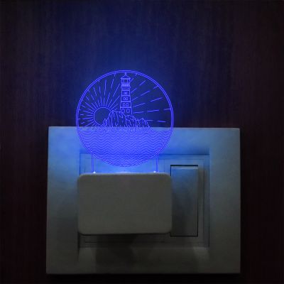 Light House Plug In Night Lamp