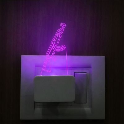 Ak-47 Plug In Night Lamp