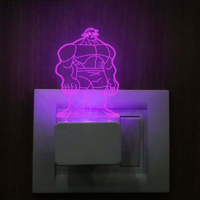 Hulk Design Plug In Night Lamp